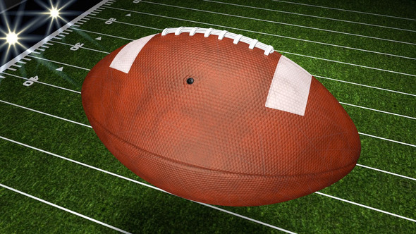 American Football Ball Logo