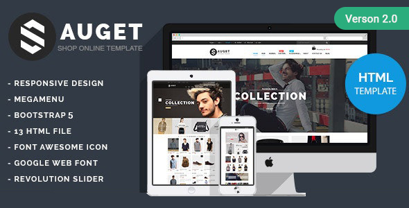 Sauget - Fashion Electronics Store HTML Template