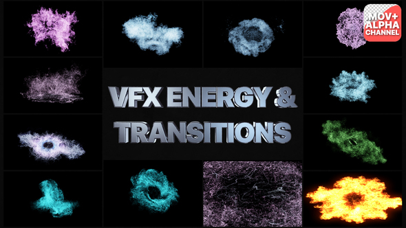 VFX Energy Elements And Transitions Pack | Motion Graphics alt