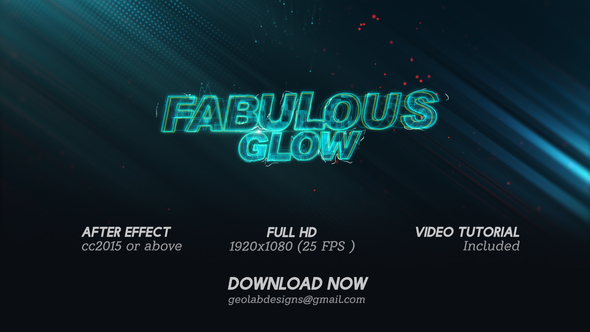 Fabulous Glow Titles  l  Glowing Lights Titles  l Neon Lights