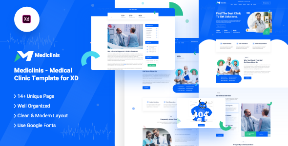 Mediclinis - Medical Clinic Template For XD