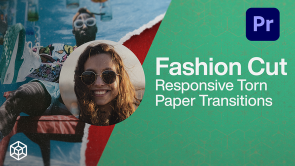 Fashion Cut - Responsive Torn Paper Transitions