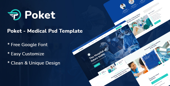 Poket – Business And Multipurpose Psd Template – 0 Sold!