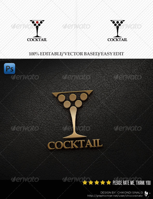 Cocktail Logo Template