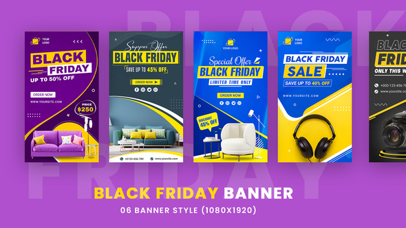 Black Friday Products Banner