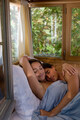 Couple sleeping in bed. - PhotoDune Item for Sale