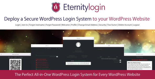 Eternitylogin All-in-One WordPress Login System