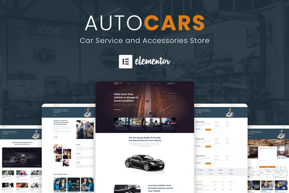 AutoCars - Car Care & Repair Elementor Template Kit