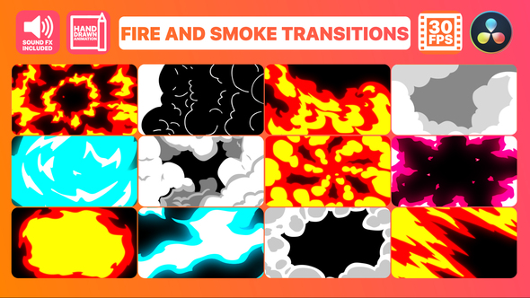 Fire And Smoke Transitions | DaVinci Resolve