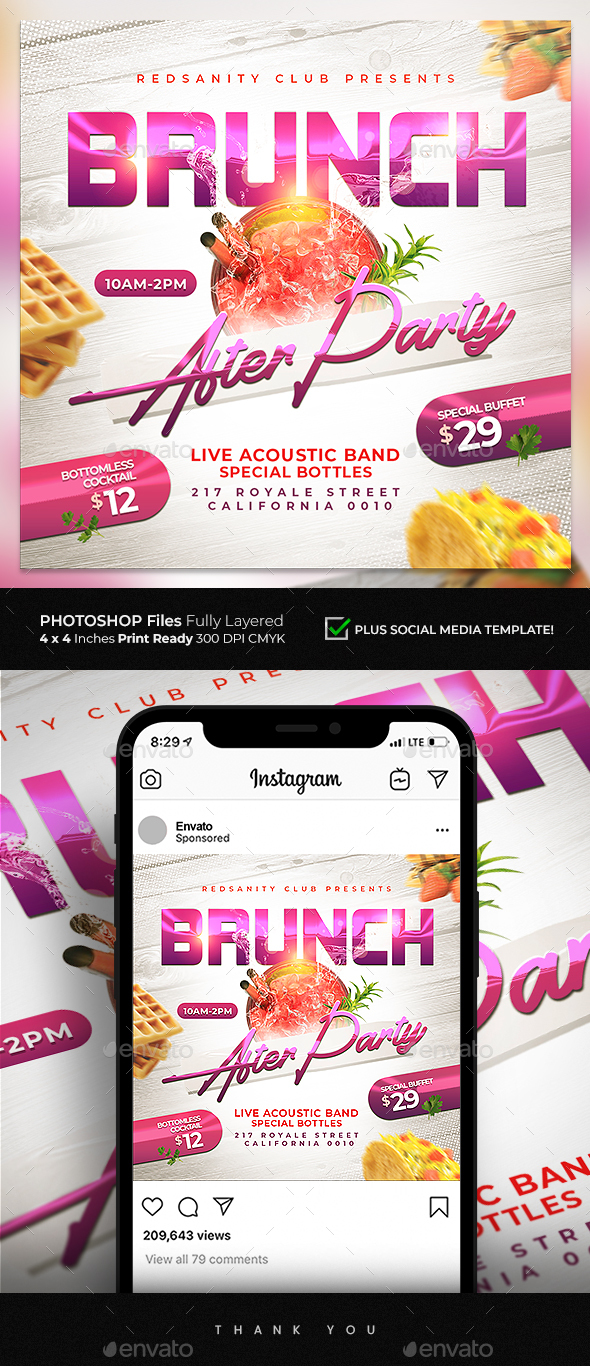 Brunch Graphics, Designs & Templates from GraphicRiver