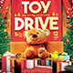 Toy Drive Flyer Christmas Charity Donations Template - GraphicRiver Item for Sale