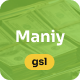Maniy - Finance Google Slides Presentation - GraphicRiver Item for Sale