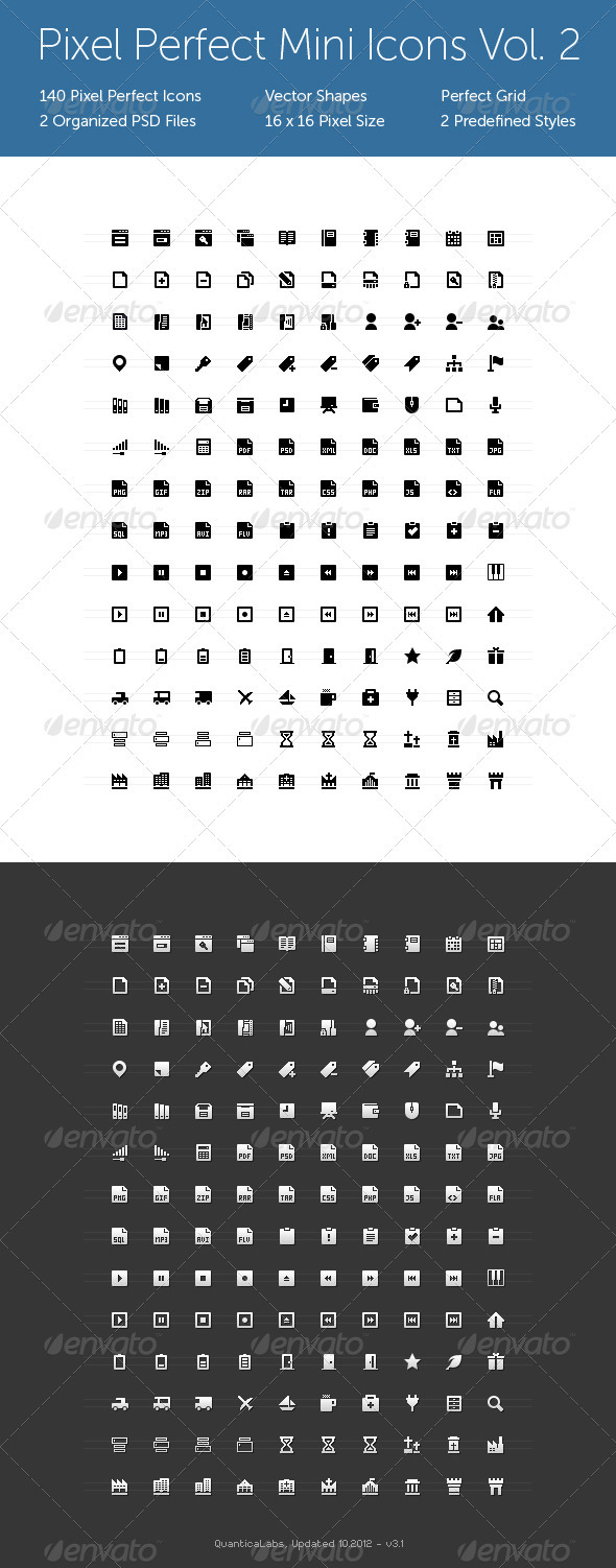 Pixel Perfect Mini Icons Vol. 2