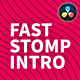 Fast Stomp Intro  | For DaVinci Resolve - VideoHive Item for Sale