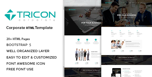 Tricon – Consulting Business HTML Template