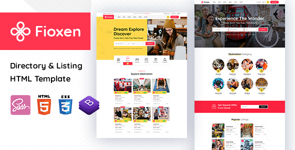 Fioxen - Directory & Listings HTML Template