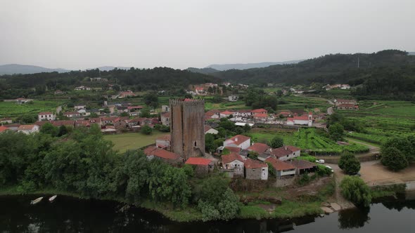 Medieval Castle of Lapela. Monção, Portugal