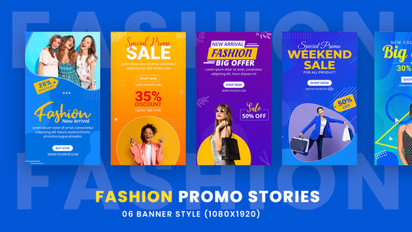 Fashion Promo Stories Banners alt