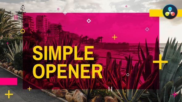 Simple Opener | For DaVinci Resolve