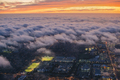 Aerial view of clouds over Los Angeles, California, USA - PhotoDune Item for Sale