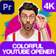 Colorful Youtube Opener_MOGRT - VideoHive Item for Sale