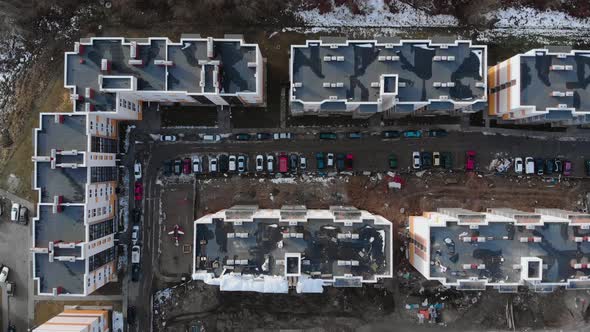 Aerial View Of A New Quarter With Access To The Highway