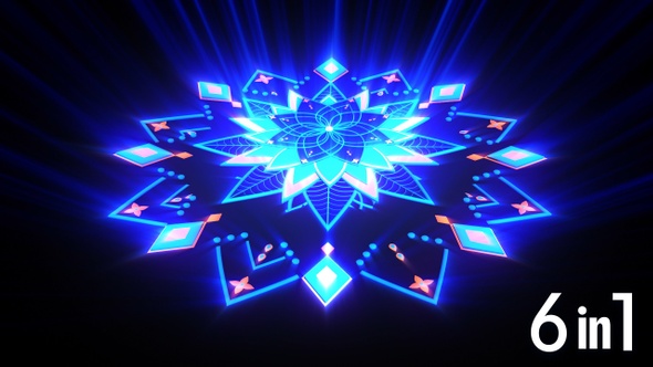 Mandala Lights Vj Loops