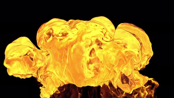 Fire Blast Slow Motion