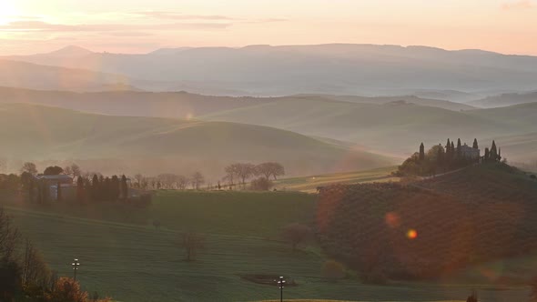 Spring morning in Tuscany