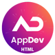 Appdev - App Landing HTML5 Template - ThemeForest Item for Sale