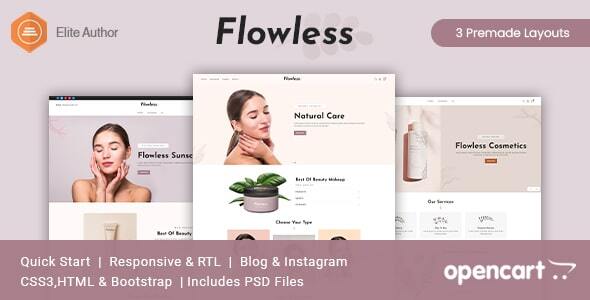 Flowless - Beauty & CosmeticsTheme