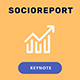 SocioReport - Dashboard Keynote Report - GraphicRiver Item for Sale