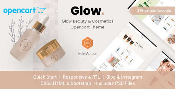Glow - Beauty & CosmeticsTheme