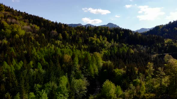 Beautiful view on the Hochsteinalm