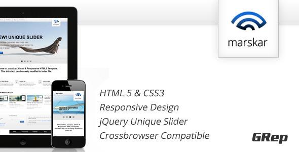 marskar - Responsive HTML5/CSS3