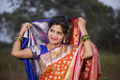 Beautiful Indian bride Wearing Saree - PhotoDune Item for Sale