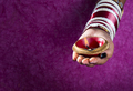 Female hand holding lit earthen lamp at Diwali festival in India - PhotoDune Item for Sale