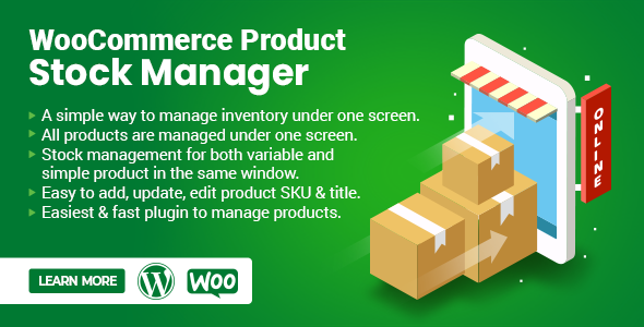 WooCommerce Product Stock Manager 下载