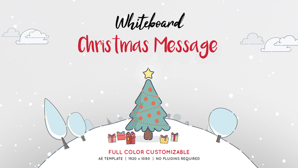 Whiteboard Christmas Message