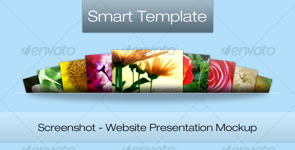 Screenshot - Web Presentation Mockup