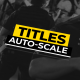 Lower Thirds Auto Scale | AE - VideoHive Item for Sale
