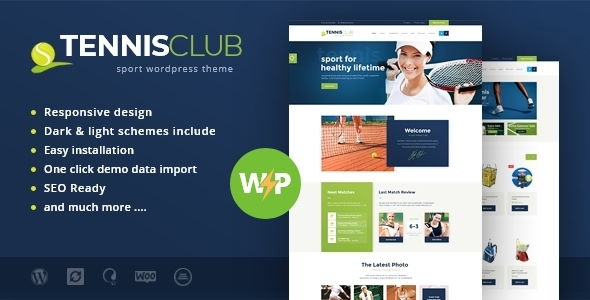 Tennis Club | Sports & Events WordPress Theme