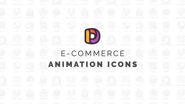 E-сommerce - Animation Icons