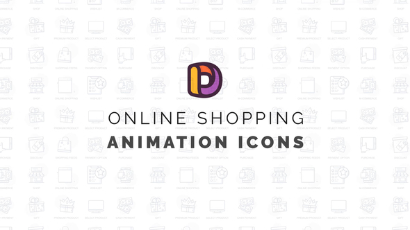 Online shopping - Animation Icons
