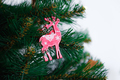 Closeup Christmas tree background, selective focus, high key - PhotoDune Item for Sale