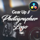 Gear Up // Photographer Logo | For DaVinci Resolve - VideoHive Item for Sale