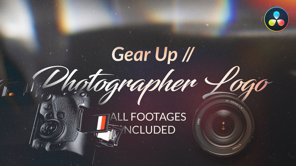 Gear Up // Photographer Logo | For DaVinci Resolve