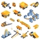 Mine Industry Isometric Set - GraphicRiver Item for Sale