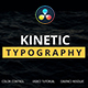 Kinetic Typography for DaVinci Resolve - VideoHive Item for Sale