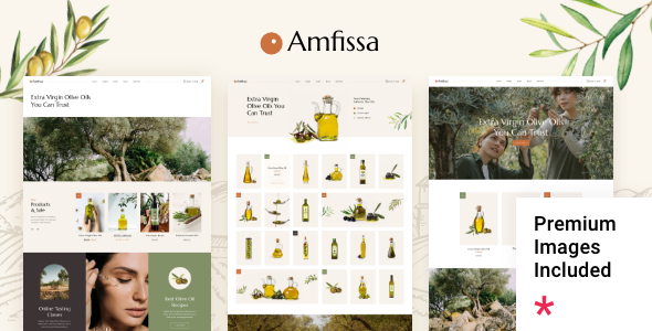 Amfissa - Organic Olive Shop Theme
